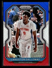 2020-21 Panini Prizm #227 Langston Galloway Red, White and Blue Prizms card