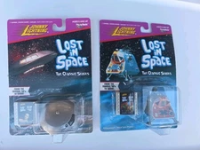 TWO Johnny Lightning SciFi Models Lost in Space:  Space Pod  - Jupiter 2 NIB
