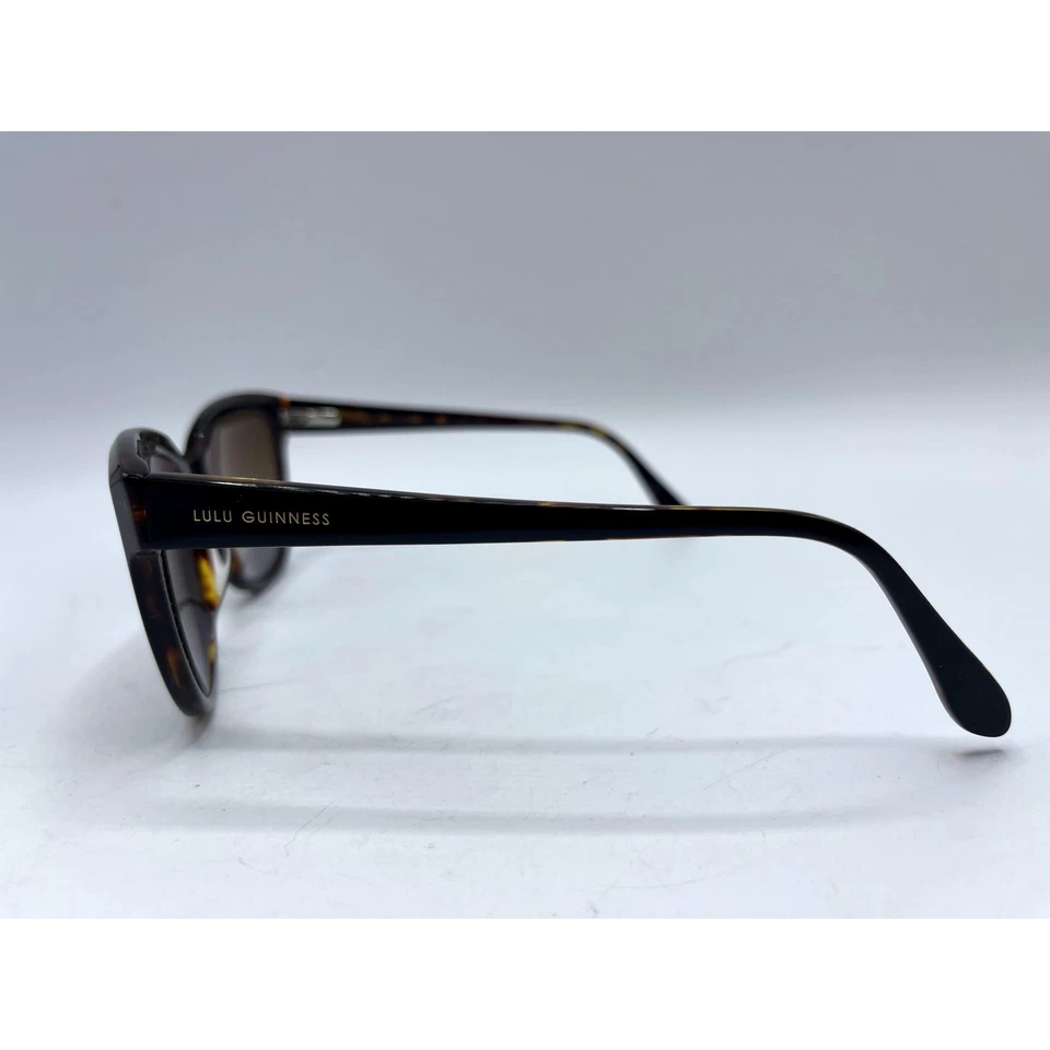 Gafas de sol Lulu Guinness L153 cuadradas de acetato monturas con caparazón de tortuga SOLO L153 Foto 4 de 4