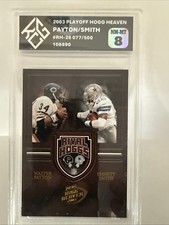 2003 Playoff Hogg Heaven Rival Hoggs Emmitt Smith, Walter Payton #RH-26. 77/500