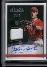 2022 Panini Chronicles #SMS-LO Alejo Lopez Studio Black Material Signatures #/99