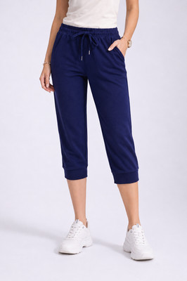 ROSS-CAMP Caprihose 3/4 Jogginghose Damen Sporthose Fitnesshose mit Taschen