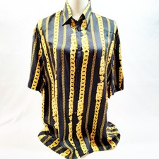 Versace Dress Shirts Mens Silk 50 3967815