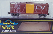 WEAVER O SCALE ULTRA LINE CV CENTRAL VERMONT 40' PS 1 VAGÓN 3 RIELES NOS
