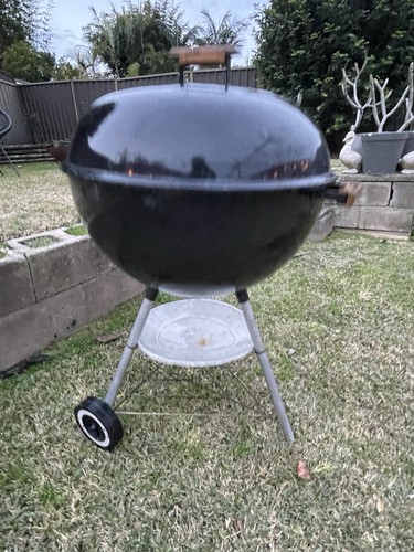 Weber Kettle Charcoal BBQ Black Barbeque CODE N 1991 57cm 22.5" Flame Grill - Picture 5 of 24