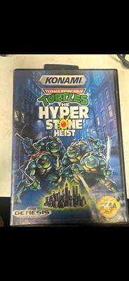 Konami Teenage Mutant Ninja Turtles The Hyperstone Heist Sega Genesis Case