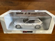 UT MODELS BMW Z3 M COUPE DIECAST CAR 1:18 SCALE METALLIC SILVER boxed VHTF