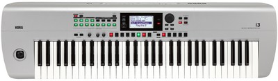 Korg i3 Arranger Workstation 61 Tasten, silber