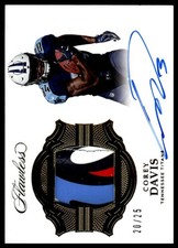 2017 Flawless Corey Davis Signature Gloves #/25 Tennessee Titans SN,MEM,AU