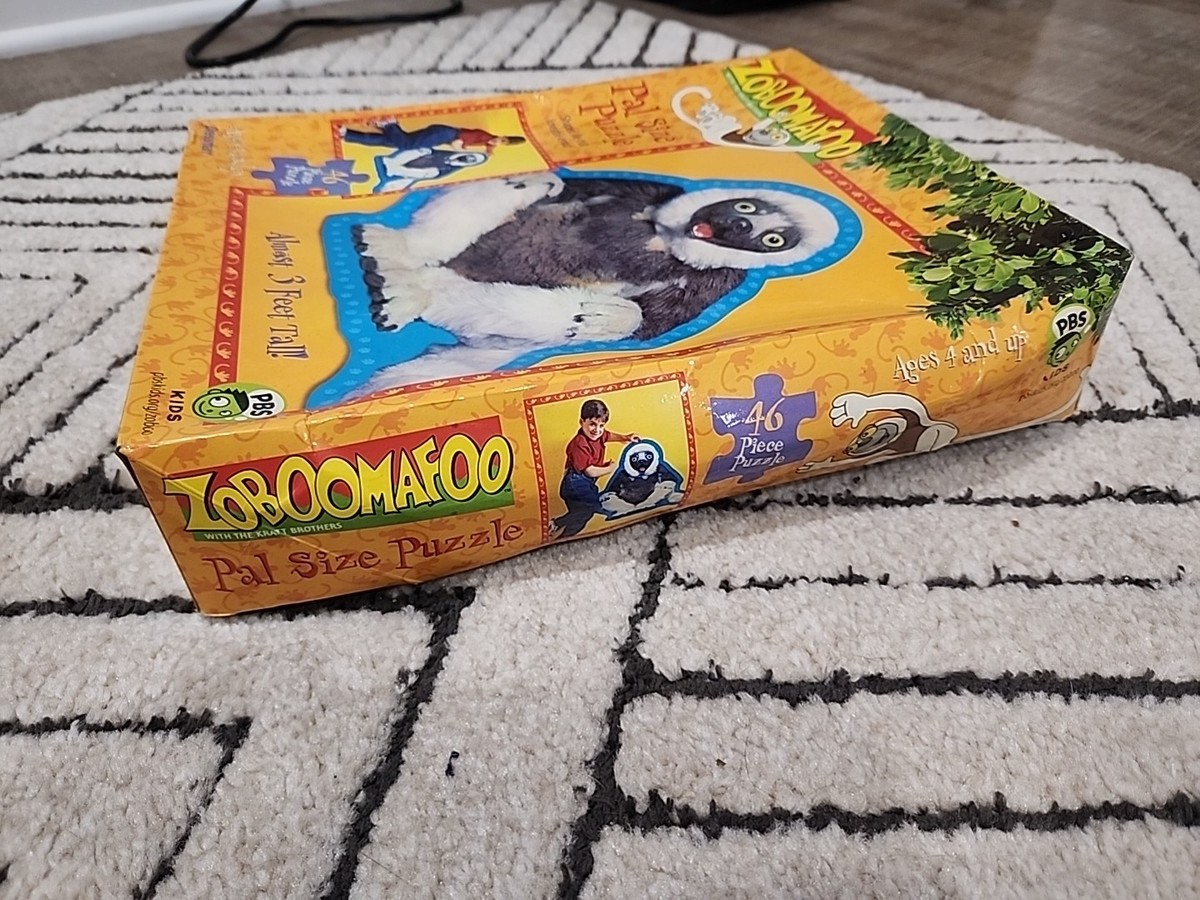 ナッシー様)ギムノカリキウム　エリナセウムとシッケンダンツィーフルセット+おまけ Vintage Zooboomafoo Pal Size Floor Puzzle PBS Kratt Brothers Lemur