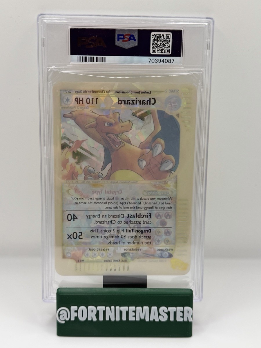 PSA 8 2003 POKEMON SKYRIDGE BOX TOPPER #9 CHARIZARD PROMO HOLO