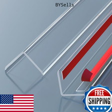 Awvob 2PCS 59" Clear Wall Corner Protector, Self-Adhesive Edge Trim Guard 150x3