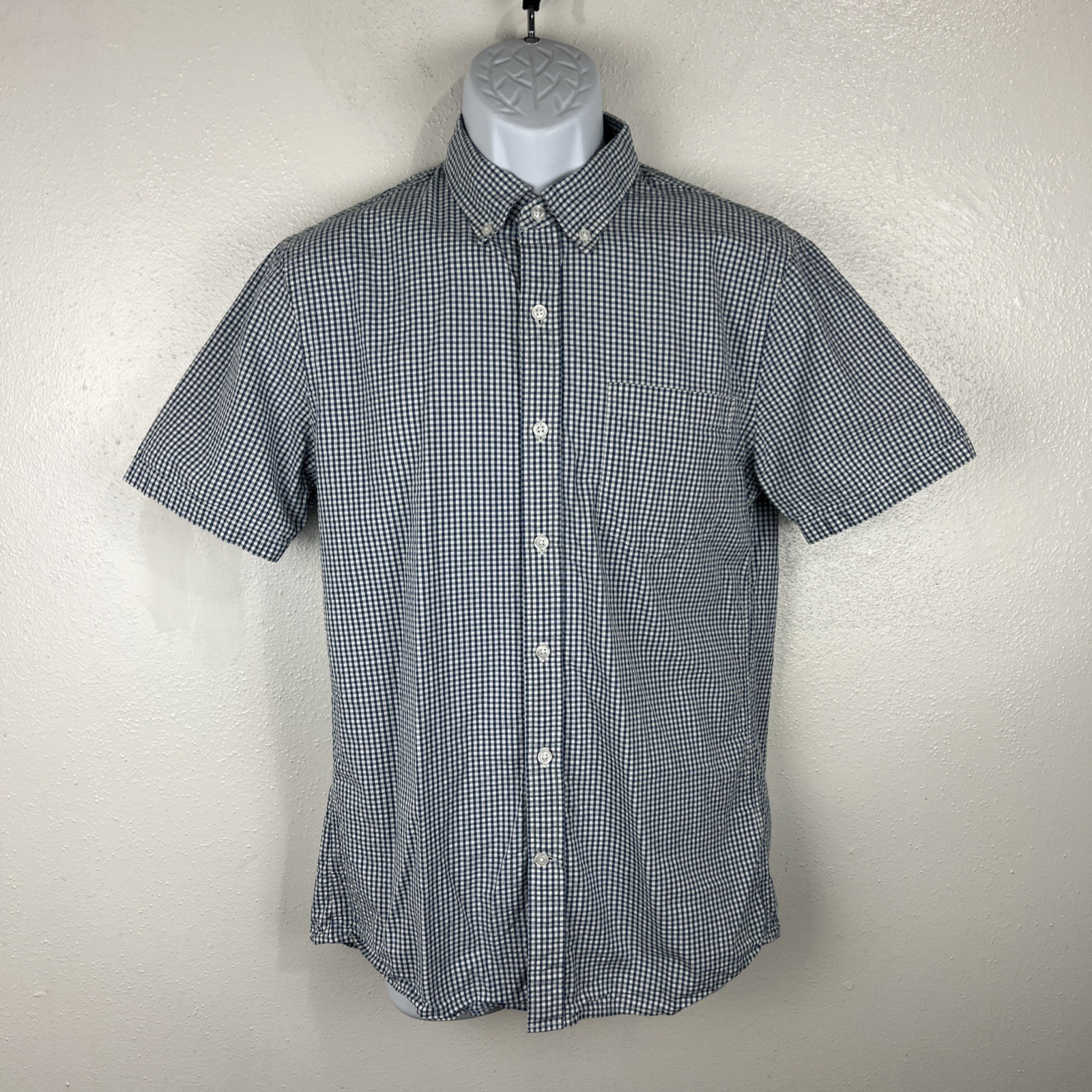 Goodthreads Button Down Shirt Men Medium Blue Whi… - image 11