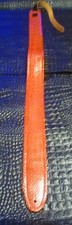 Genuine Cobra red Snakeskin And soft suede leather guitar strap