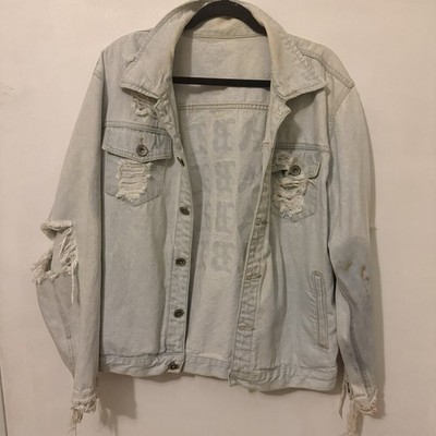 The Life Of Pablo Light Wash Denim Jacket Men s Size XL