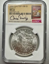 1882-O/O  MORGAN DOLLAR   VAM-7  TOP 100  NGC  MS62
