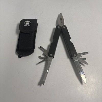 MINT COND BARLOW FARM SERVICE 9 N 1 MULTI-TOOL POCKET KNIFE w BELT SHEATH