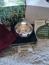 NOS 1992 WALLACE SILVER PLATE SLEIGH BELL