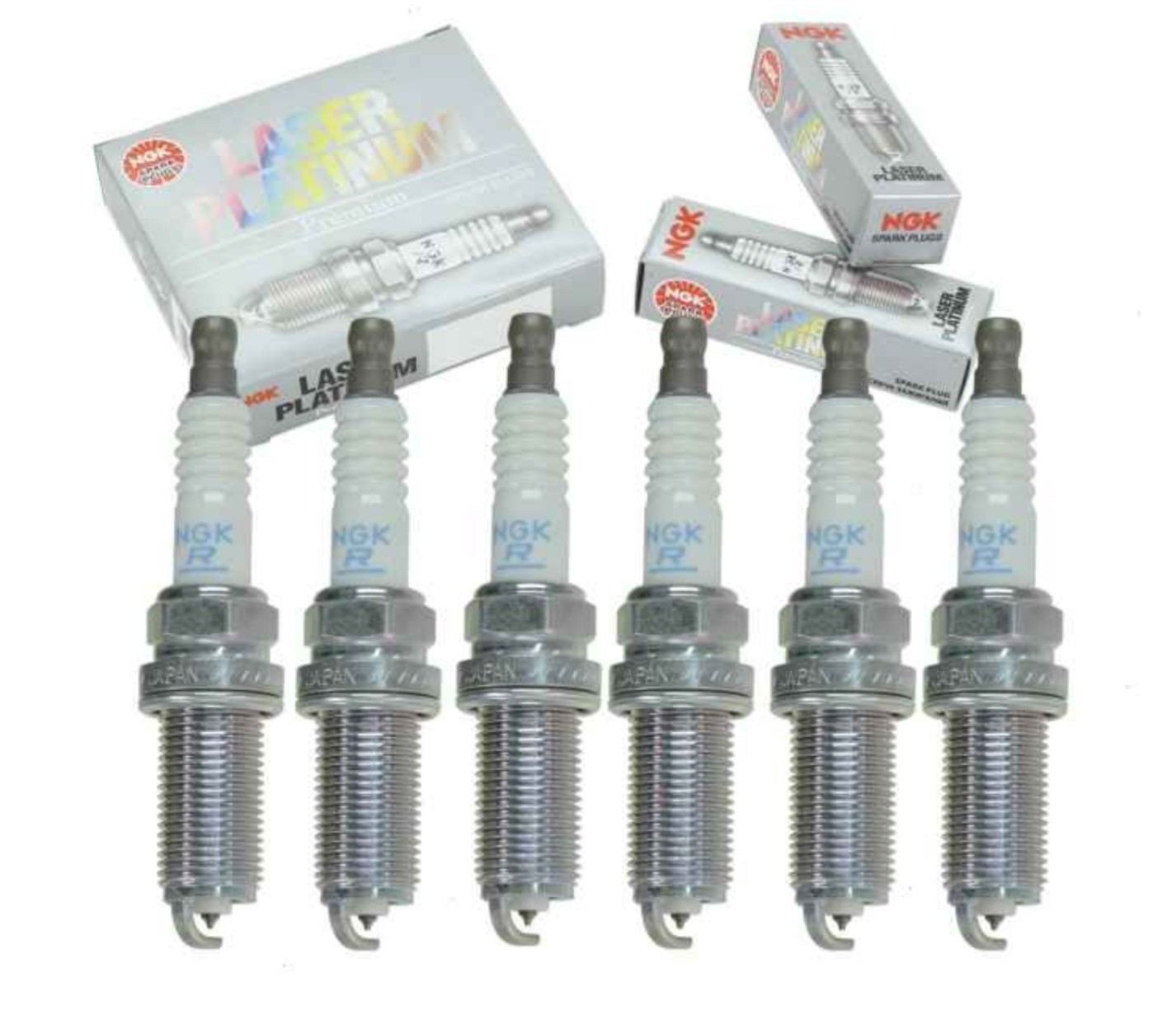 NGK Laser Iridium Spark Plugs PLFR5A11 6240 6 Pack