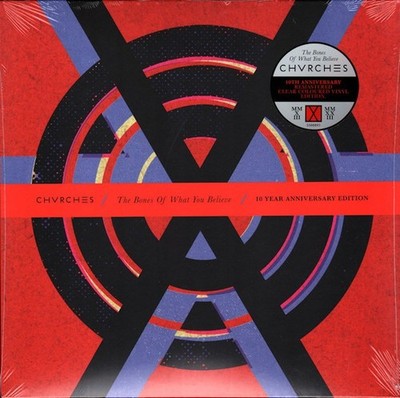 Chvrches - The Bones Of What You Believe (10 Year) - Clear Vinyl FREE AUS POSTAG