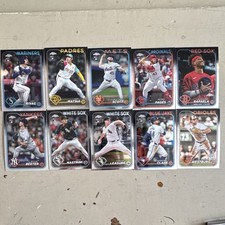 Topps Chrome MLB Rookie Card Lot (10) 2024 Rafaela Rivas Beeter Matsui Nastrini