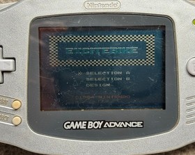 GBA Famicom Mini 04 Excite Bike W/box Instruction Tested Japan Retro game