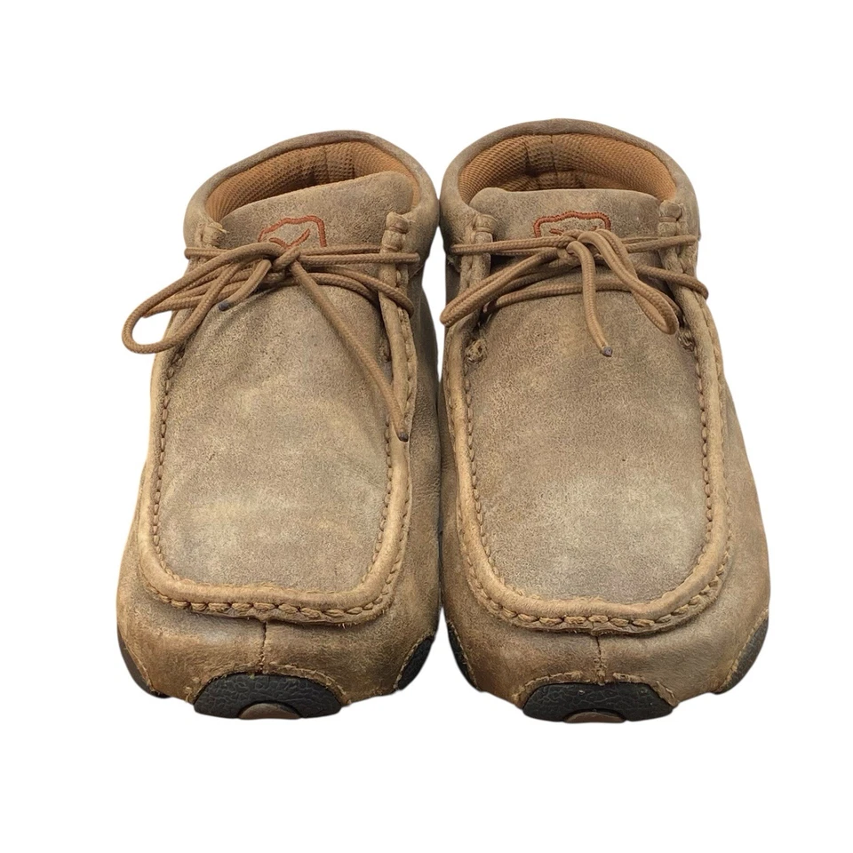 Twisted X Shoes Women's Sz 7 M Brown Leather Chukka Driving Moc WDM0001 (HF27) - Image 2 of 4