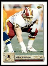 1992 Upper Deck #502 Mark Schlereth