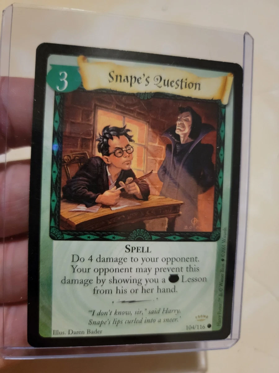 Harry Potter TCG Promo Collectible Individual Card Games for sale