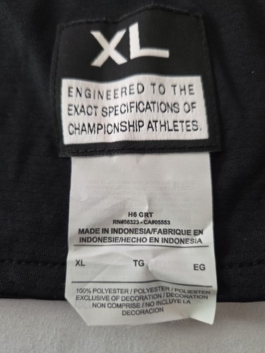 Nike NABI #15 XL Black Basketball Tank N - Picture 2 of 4