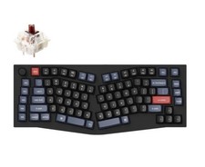 Keychron Q10 Alice Layout QMK Custom Mechanical Keyboard Black - B