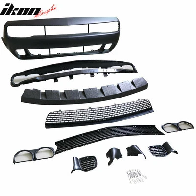 PARE-CHOCS AVANT - FRONT BUMPER - SRT 2015+ STYLE // DODGE CHALLENGER 2008-2014 - Photo 1/4