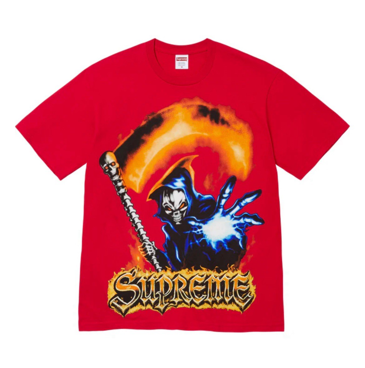 Size Large - Supreme Grim Reaper Tee Red Art Dealer SS26 IN HAND
