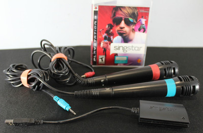PlayStation 3 SingStar Bundle: SingStar Vol. 1 + 2 Microphones + USB Dongle