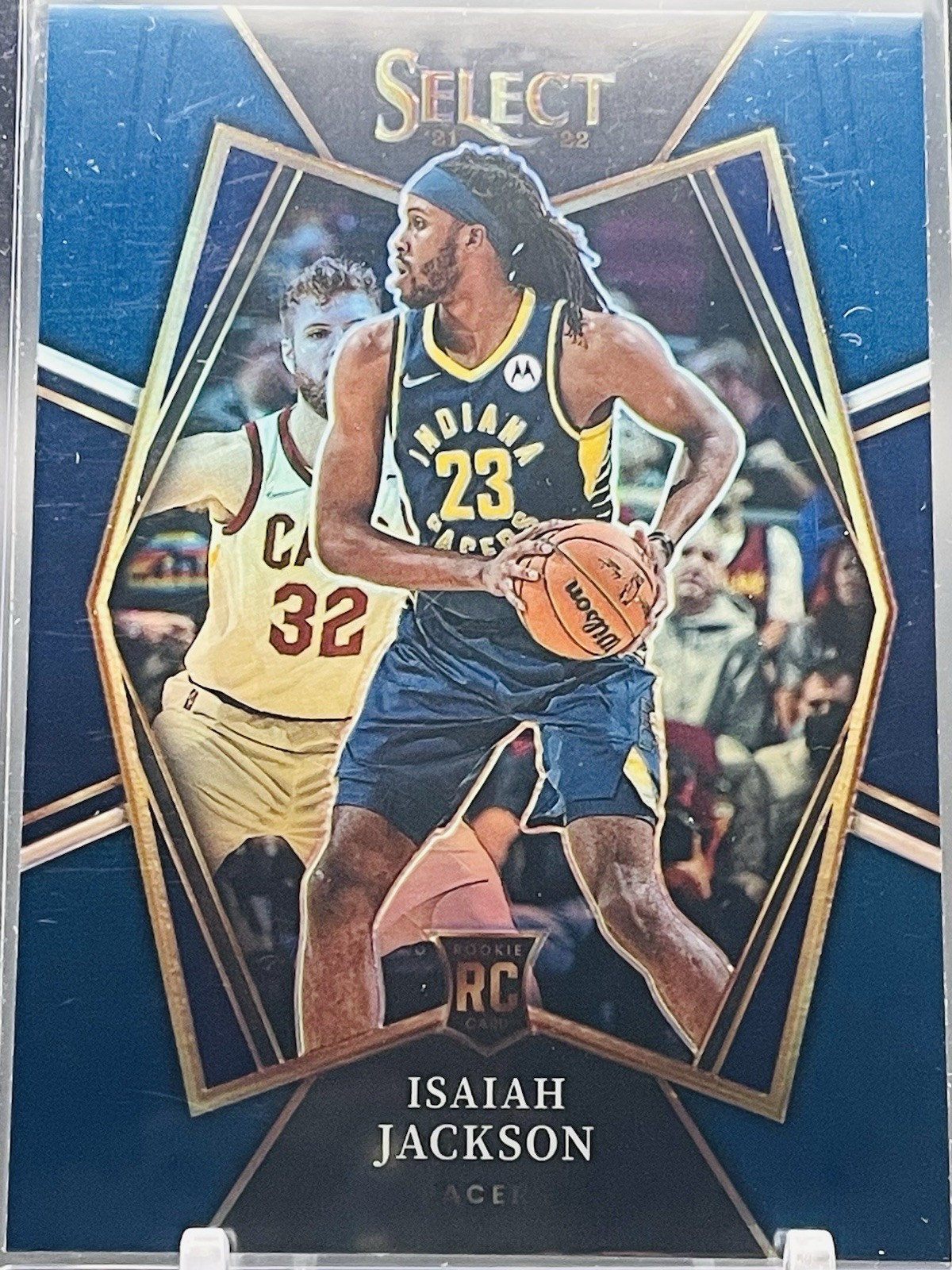 2021 Panini Select - Concourse Blue Prizm #150 Isaiah Jackson (RC)