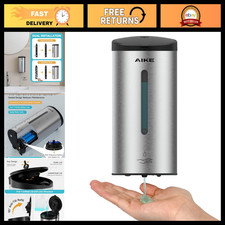 Automatic Liquid Soap Dispenser 25oz Capacity for Bathroom, Touchless Brushed Fi