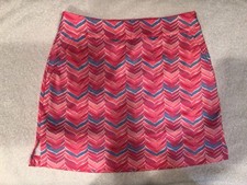 Vineyard Vine Side Zip Pink Skorts Size 2 W/pockets