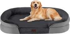 Orthopedic Dog Bed for Large Dogs w/Gel Memory Foam Waterproof Dog Sofa Pet Bed