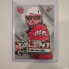 2025 Upper Deck World Of Sports Cameron Rising Prospective Talent #382 Utah