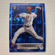 Topps 2022 Chrome Sapphire Edition - Reiver Sanmartin Reds RC #619 Base Set