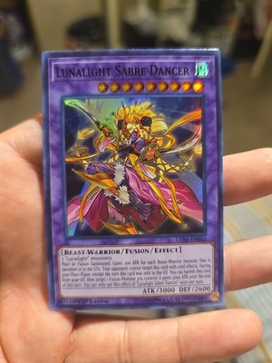 Yugioh! Lunalight Sabre Dancer - LED4-EN045 - Super Rare - 1st Edition Near Mint