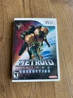Nintendo Wii - Metroid Prime 3 Corruption w/Manual Tested Works