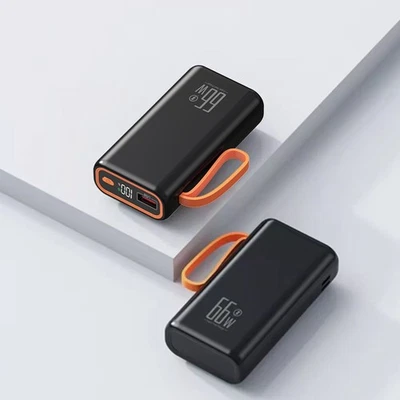 KOVOL 66W Powerbank 30000mAh PD 22.5W Pantalla LCD Portátil Cargador de Batería Externo