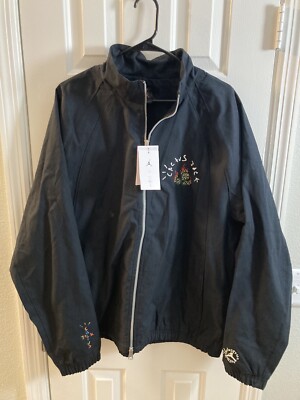Nike Air Jordan x Travis Scott Cactus Jack Woven Jacket Mens Sz XL (DO4095-010)