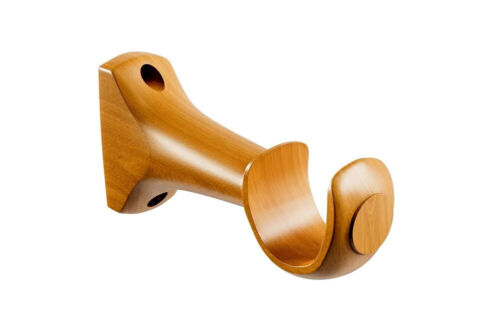 28mm ANTIQUE PINE VICTORY WOOD CURTAIN POLE SET,INCLUDES BRACKETS,BALL FINIALS - Picture 2 of 10