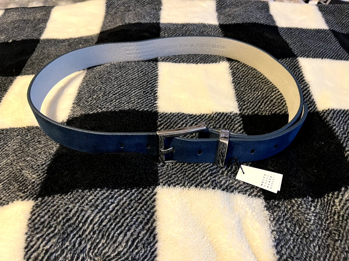 White House Black Market blue suede belt White House Black Market Suede Belts for Women for sale | eBay main image 4