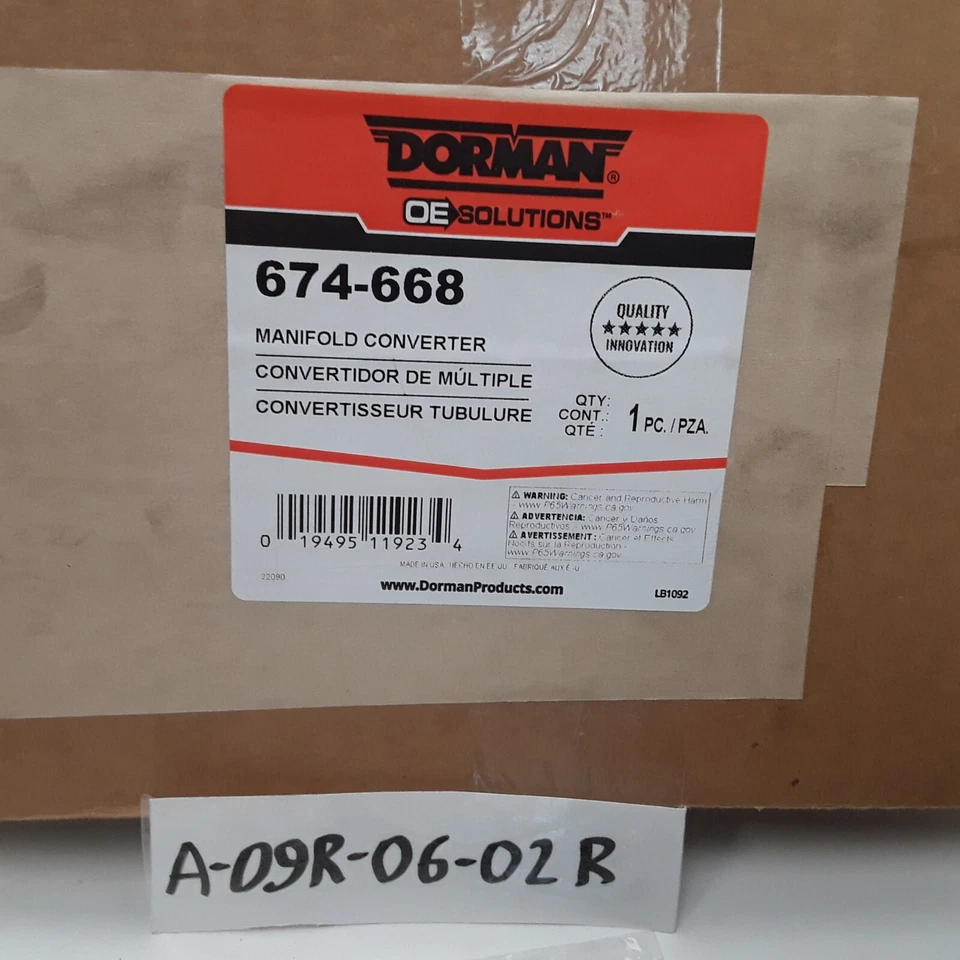 Convertidor de colector Dorman 674-668 para Dodge Verna Hyundai Accent 2001-2005 Foto 4 de 4