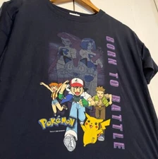 1999 Pokemon Born to Battle Reprint Shirt Size S-5Xl Fans Gift