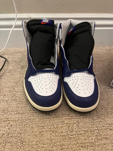 Size 12.5 - Air Jordan 1 Retro OG High Rare Air - Deep Royal Blue