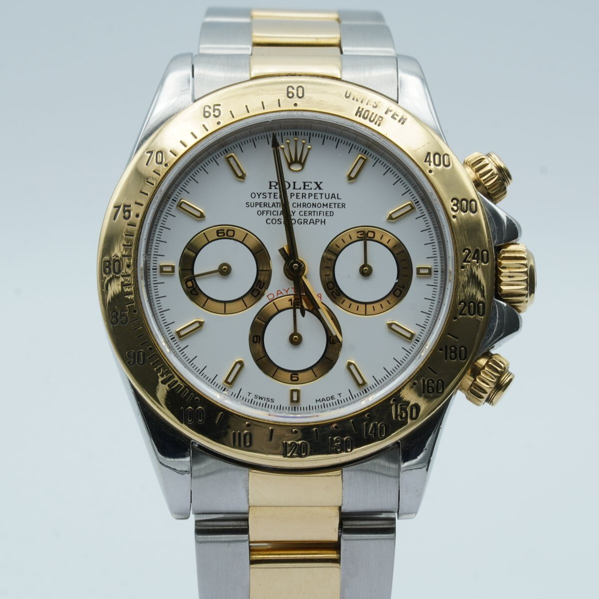 Rolex Daytona Men's Watch 40Mm 16523 Steel/Gold Top Condition